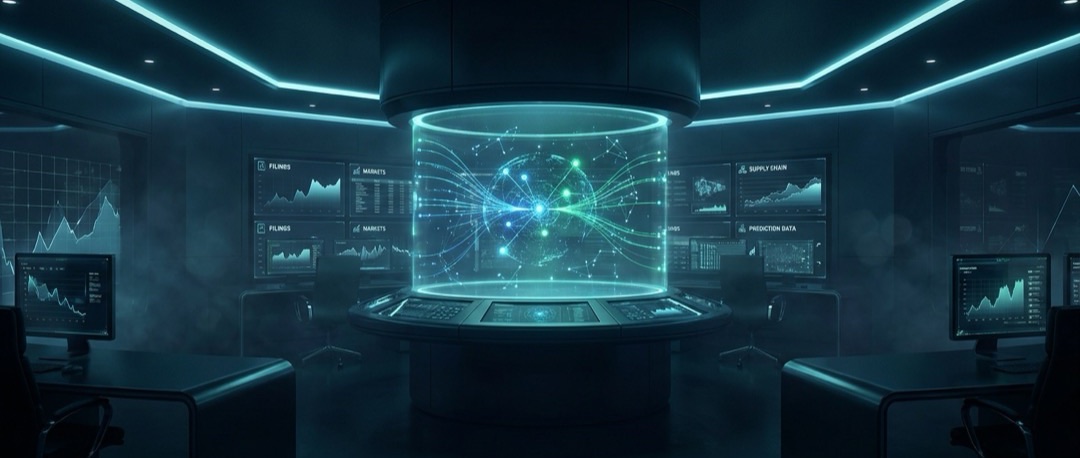 Alternative data hub — job postings, prediction markets, COT positioning, EDGAR filings, and supply-chain signals
